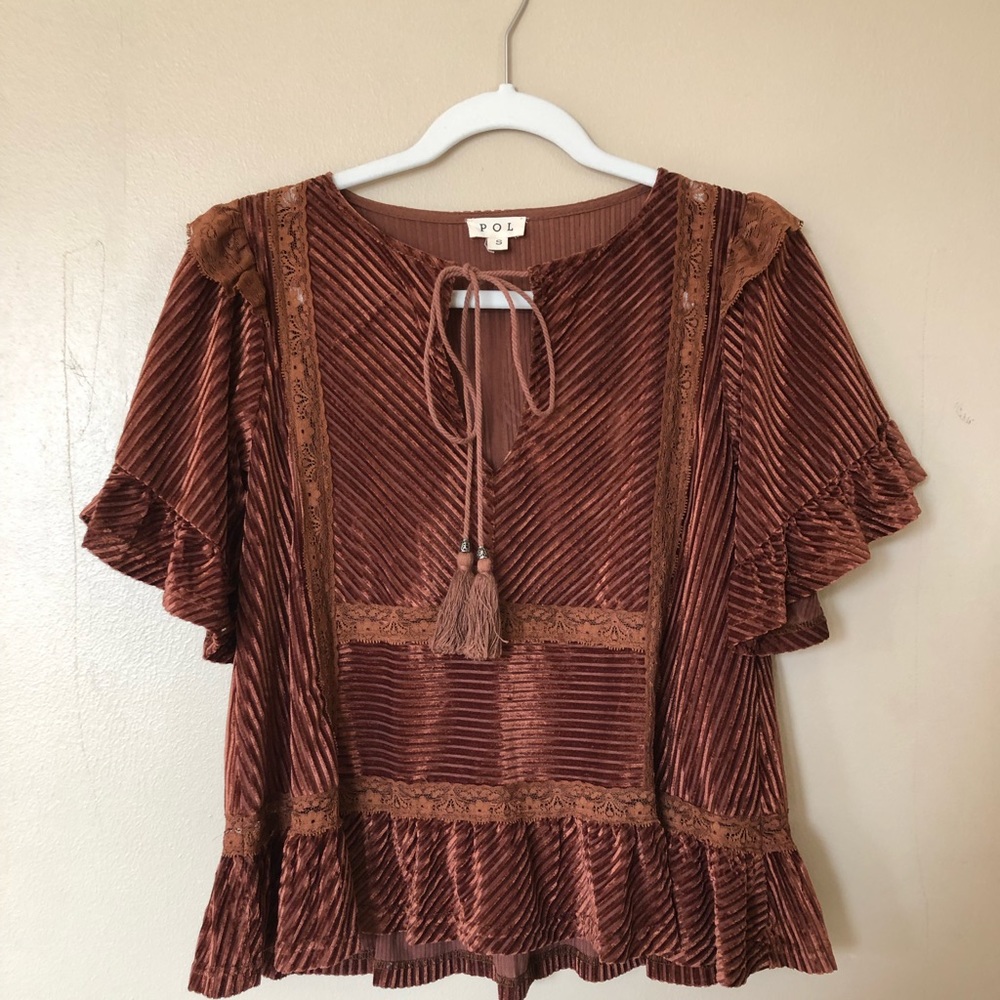 POL Velvet Corduroy Shirt - Picture 6 of 6
